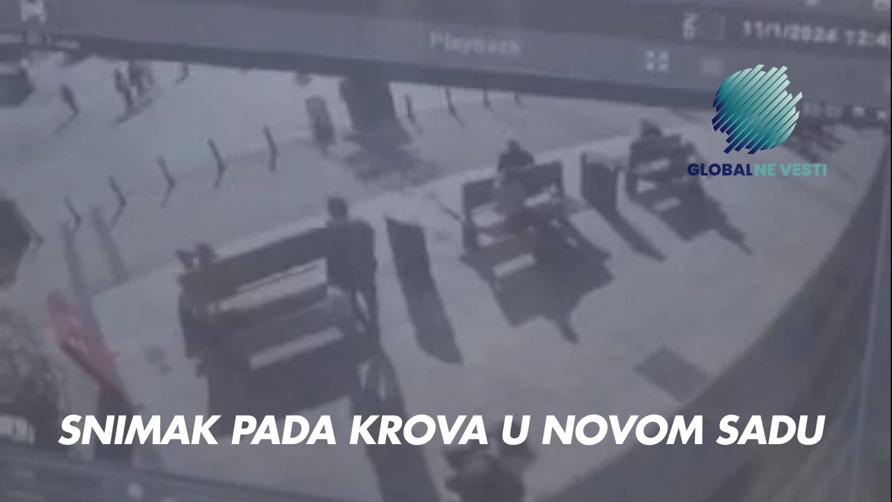 Snimak pada krova u Novom Sadu (VIDEO)